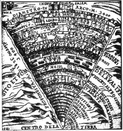 O 'Inferno' de Dante é uma viagem de ida e volta ao inferno.